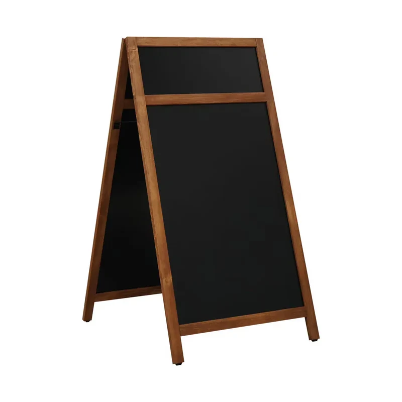 Holz Gehwegkreidetafel A1 mit Topschild – Magnetisch, Outdoor