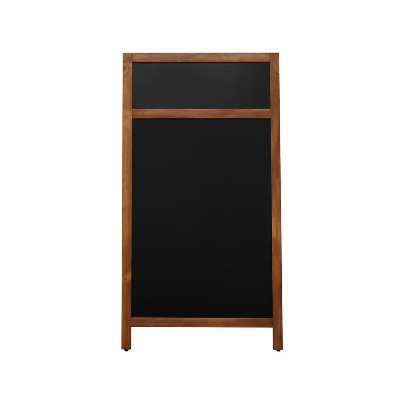 Holz Gehwegkreidetafel A1 mit Topschild – Magnetisch, Outdoor