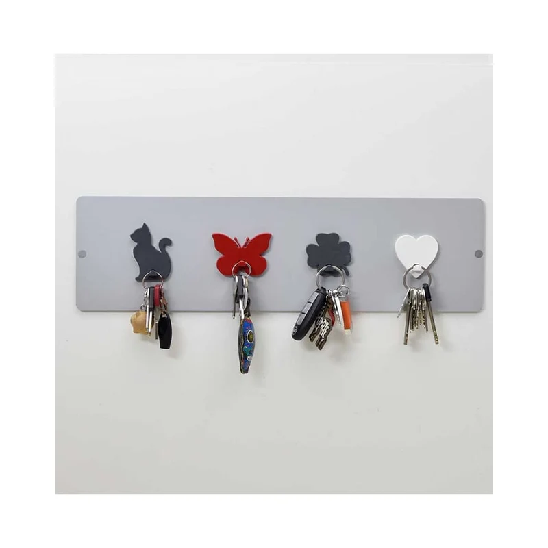 KalaMitica® Kreidetafel Magnetisch, Ohne Rahmen, 14x50cm, Silber