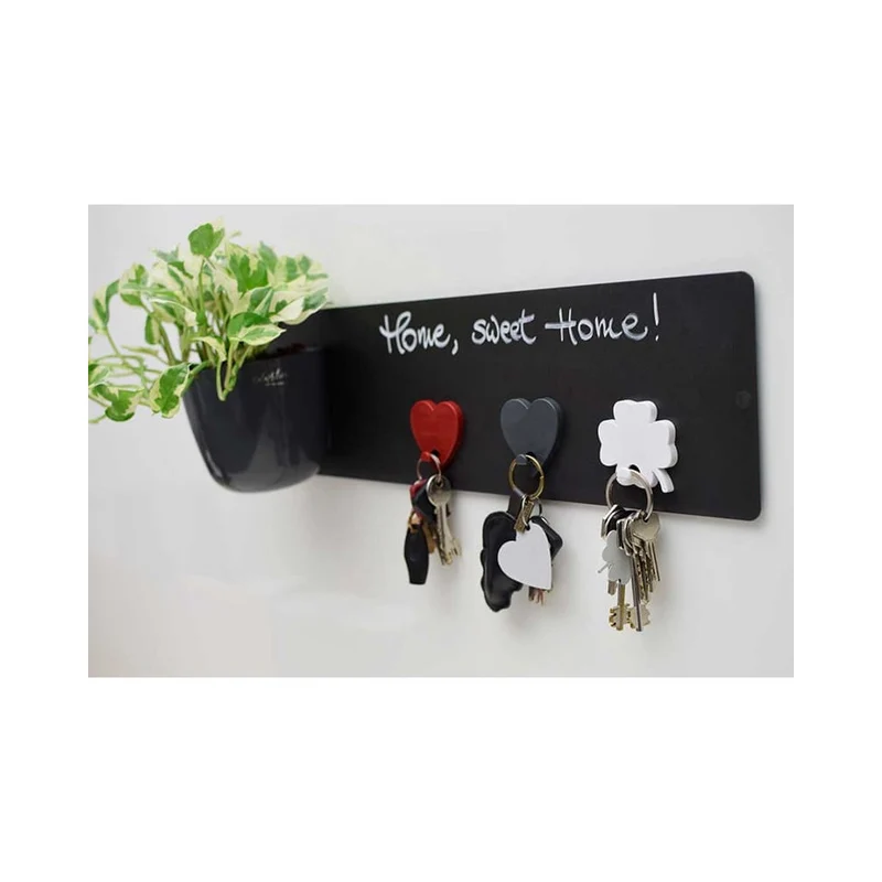 KalaMitica® Kreidetafel Magnetisch, Ohne Rahmen, 14x50cm, Schwarz/Anthrazit