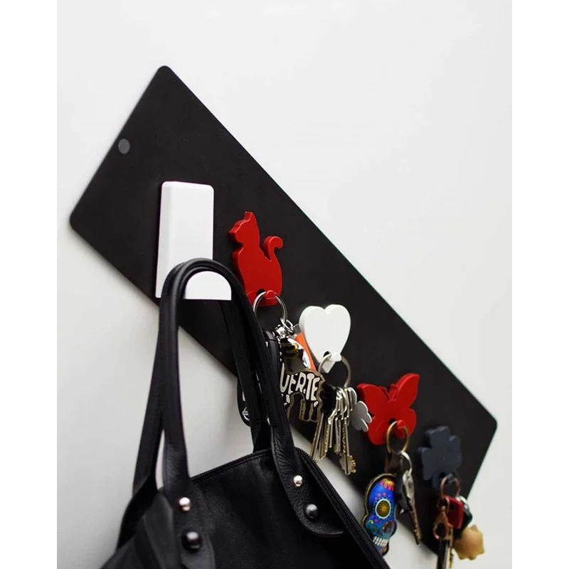 KalaMitica® Kreidetafel Magnetisch, Ohne Rahmen, 14x50cm, Schwarz/Anthrazit