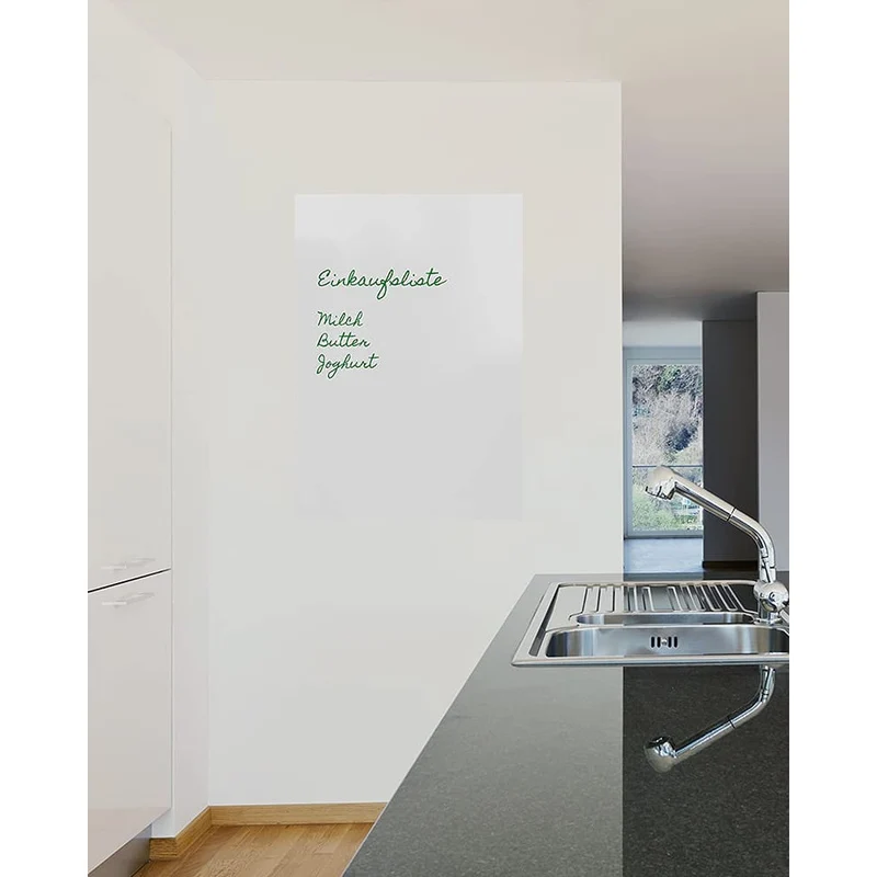 XXL Whiteboardfolie, Weiss, Wandtafelfolie Selbstklebend, 43x300cm