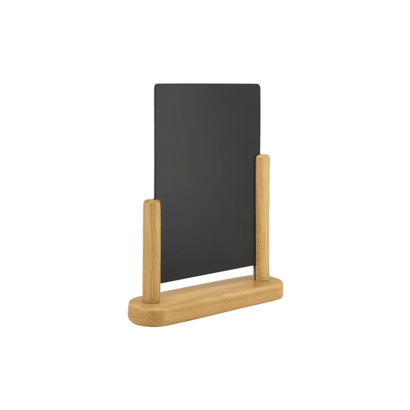 Securit® Tischkreidetafel mit Holzrahmen, Hellbraun, DIN A6