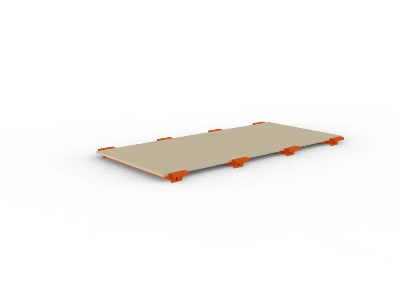 Spanplattenboden MULTIPAL Breite 2225mm in zwei Tiefen und Stärken