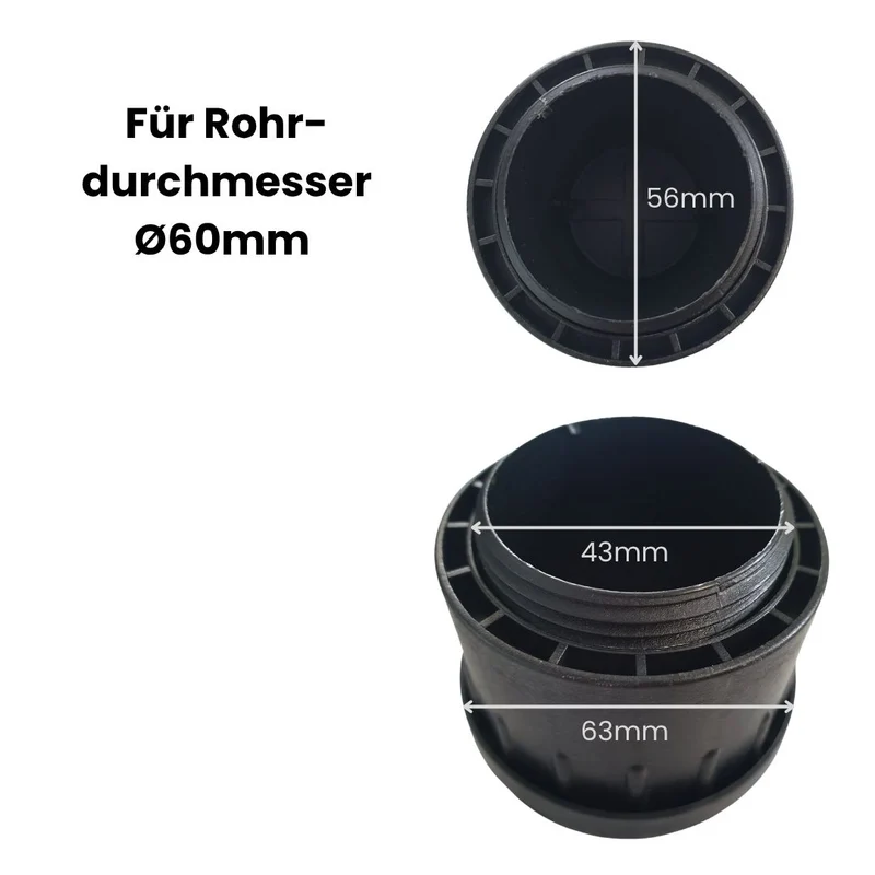 Höhenversteller Einsatz für Tischbeine und Möbelfüße