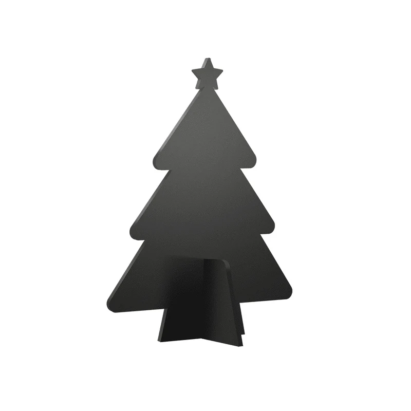 Securit® Tischkreidetafel 3D, "Weihnachtsbaum", 14x22cm