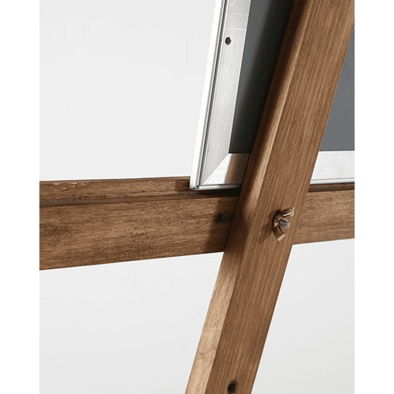 Kiefernholz Staffelei, Dunkel, 160cm