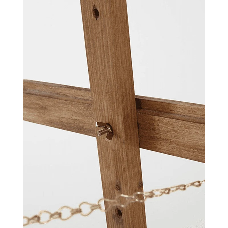 Kiefernholz Staffelei, Dunkel, 160cm