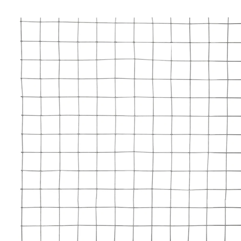 Volierendraht Silber aus verzinktem Stahl 1x25m Drahtstärke 0,7mm Maschenweite 12x12mm