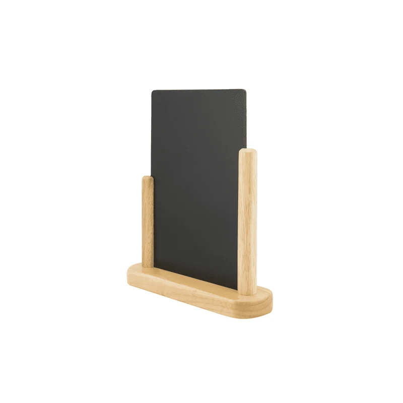 Securit® Tischkreidetafel mit Holzrahmen, Buche, DIN A6