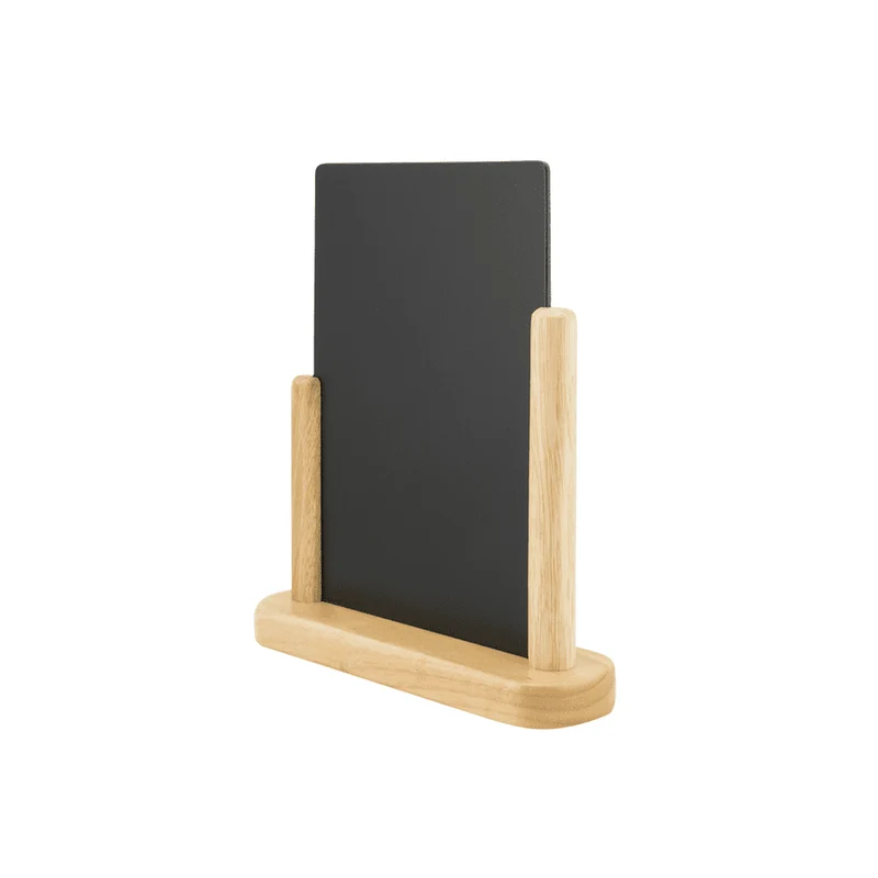 Securit® Tischkreidetafel mit Holzrahmen, Buche, DIN A5