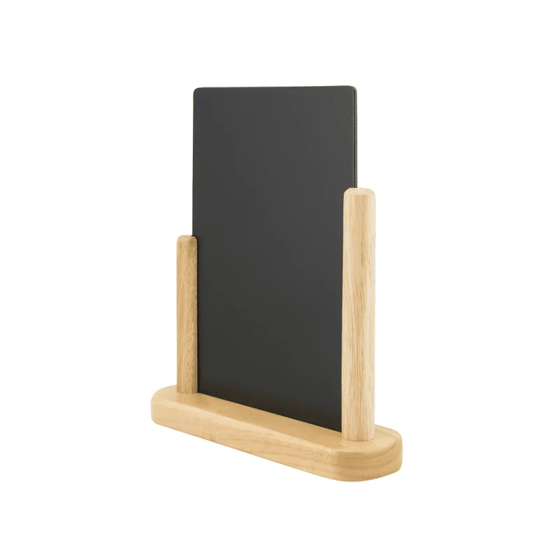 Securit® Tischkreidetafel mit Holzrahmen, Buche, DIN A4