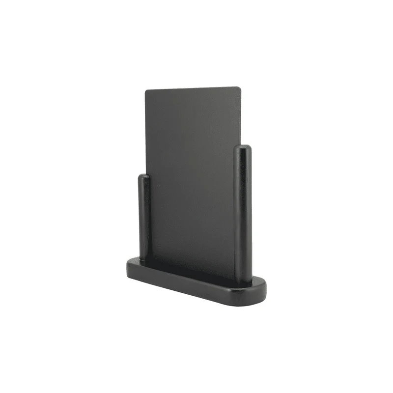 Securit® Tischkreidetafel mit Holzrahmen, Schwarz, DIN A6
