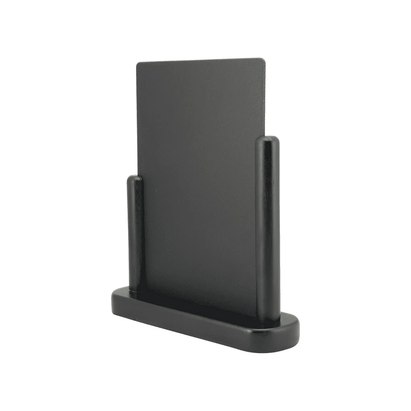 Securit® Tischkreidetafel mit Holzrahmen, Schwarz, DIN A4