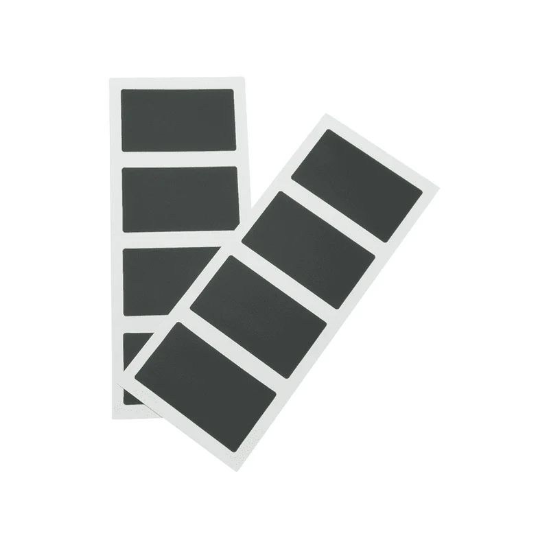 Securit® Kreidetafelfolie, Sticker Rechteckig, 8x5cm, Selbstklebend, 8er-Set