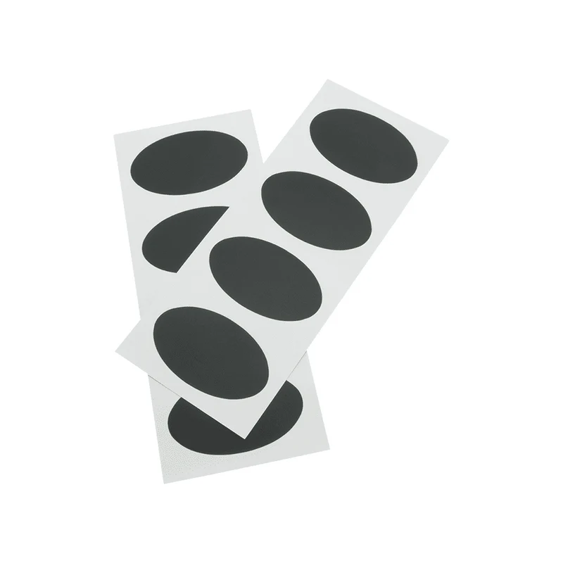 Securit® Kreidetafelfolie, Sticker Oval, 8x5cm, Selbstklebend, 8er-Set