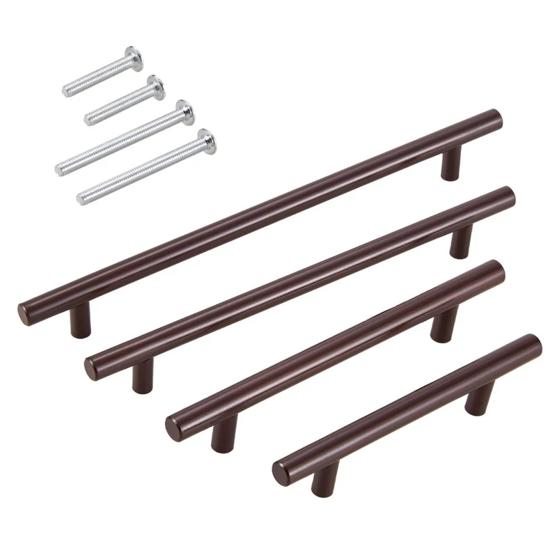 Möbelgriff Edelstahl Braun Stangengriff 10mm & 12mm Durchmesser