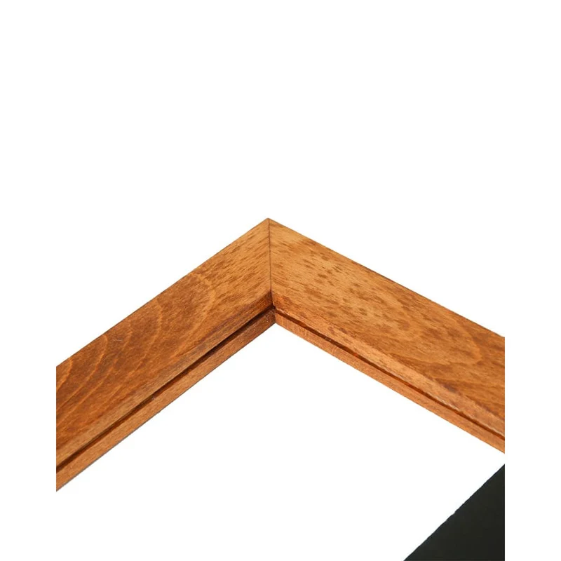 Wandkreidetafel mit Holzrahmen aus Buchenholz, Magnetisch