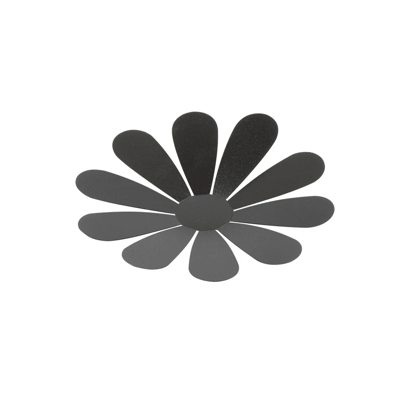 Securit® 3D Wandkreidetafel Silhouette Blume, 7er-Set, 15x15cm