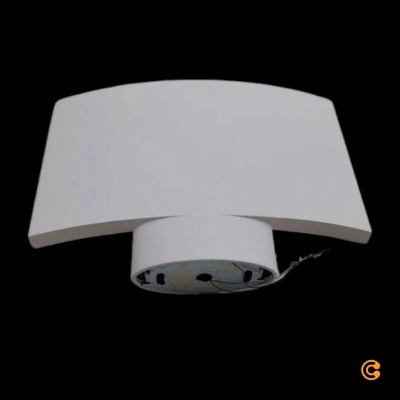 B-Ware Designer Wandleuchte Microsurf LED Lampe Neil Poulton Aluminium weiß 20W 3000K