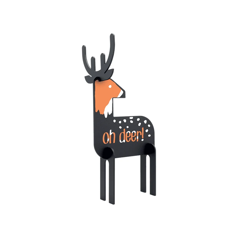 Securit® Tischkreidetafel 3D, "Hirsch" zum Selbstaufbauen, 31x15cm