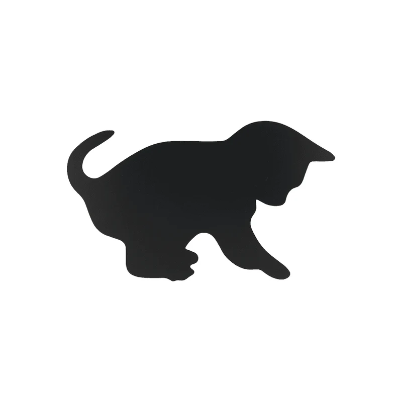 Securit® Wandkreidetafel Silhouette Katze, 48x29cm