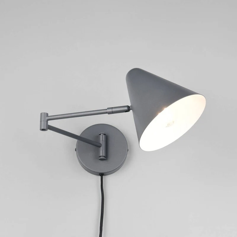 B-Ware TRIO LIGHTING Wandleuchte Cosima LED Wandlampe Lampe anthrazit 54cm schwenkbar