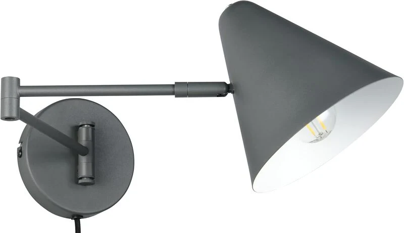 B-Ware TRIO LIGHTING Wandleuchte Cosima LED Wandlampe Lampe anthrazit 54cm schwenkbar