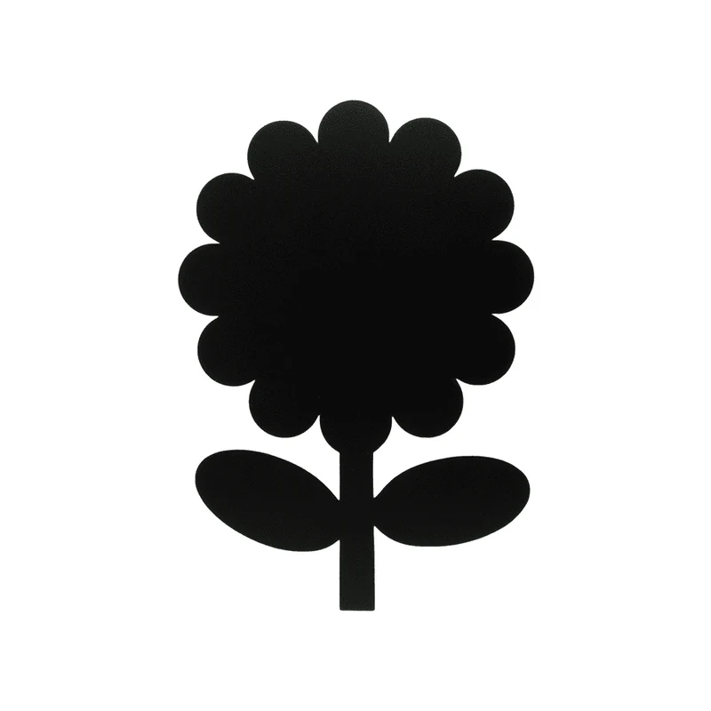 Securit® Wandkreidetafel Silhouette Blume, 28x43cm
