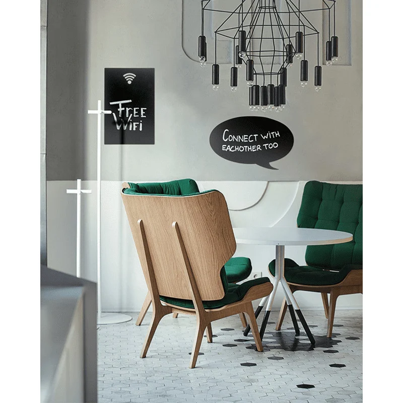 Securit® Wandkreidetafel Silhouette WiFi, 25x38cm