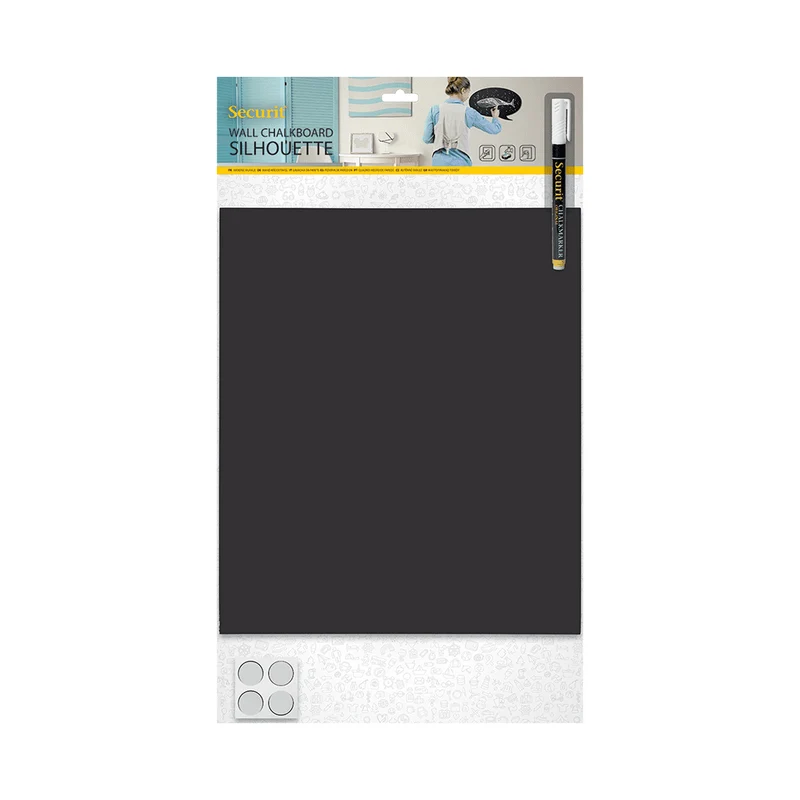 Securit® Wandkreidetafel Silhouette Rechteck, 30x35cm