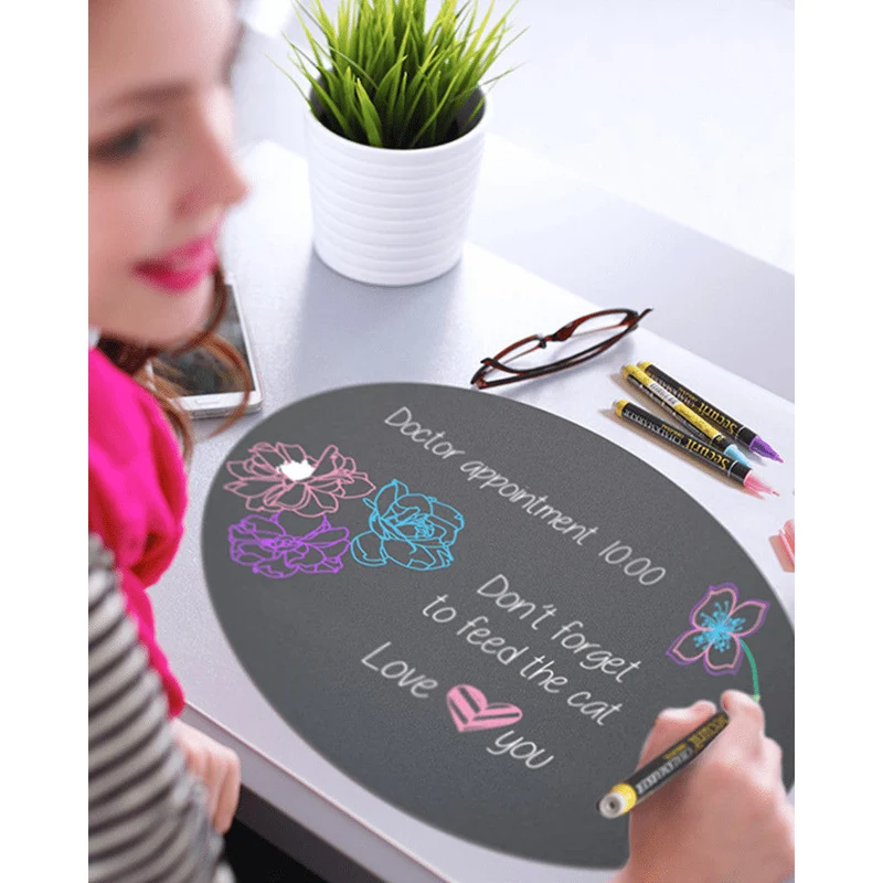 Securit® Wandkreidetafel Silhouette Oval, 38x30cm