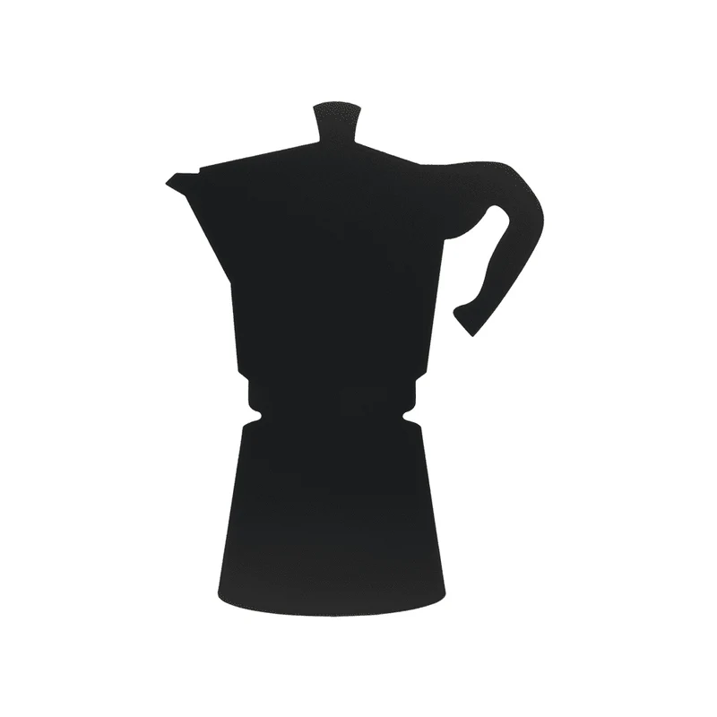Securit® Wandkreidetafel Silhouette Kaffeekannen, 29x39cm
