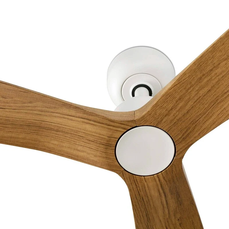 B-Ware FARO BARCELONA Deckenventilator Outwood braun IP44 150cm leise 6