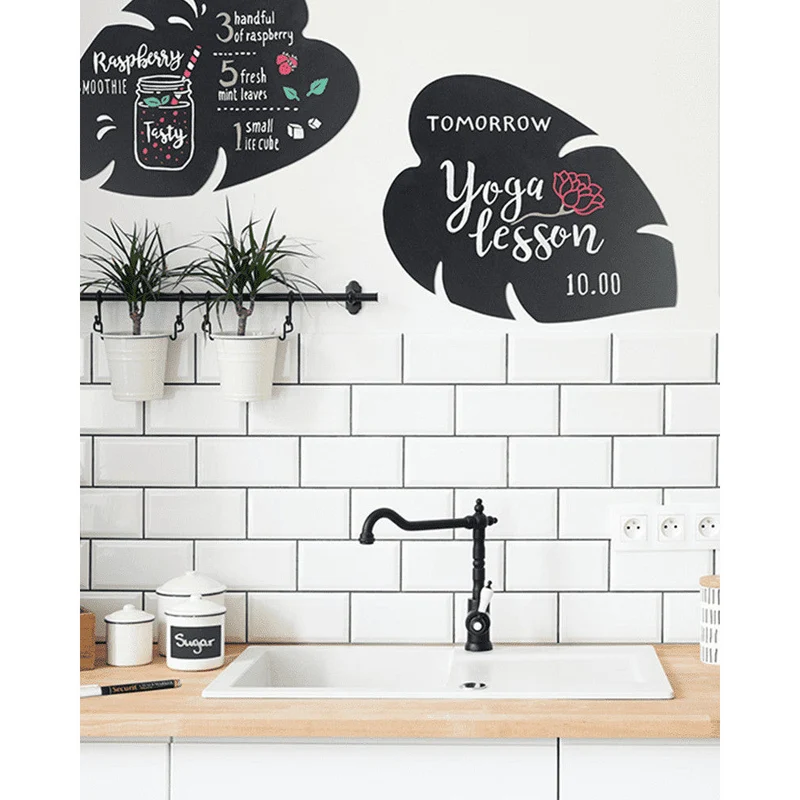 Securit® Wandkreidetafel Silhouette Blatt, 29x44cm