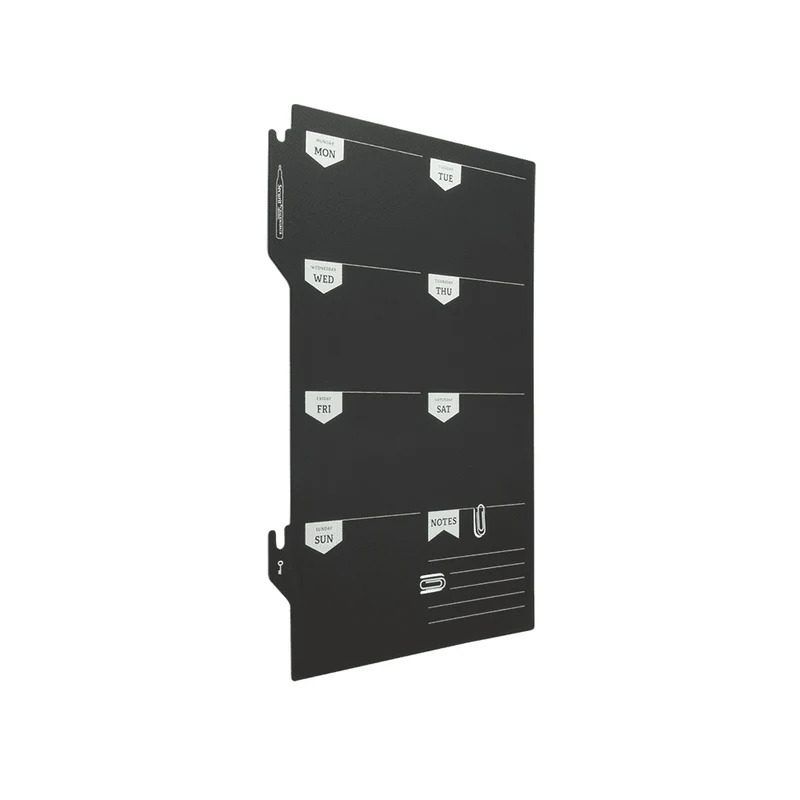 Securit® Wandkreidetafel Silhouette Wochenplaner, 30x50cm