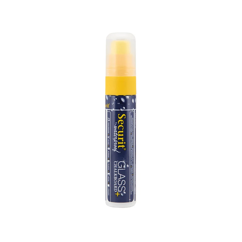 Securit® Kreidemarker Wasserfest, 7-15mm, Einzeln, Gelb