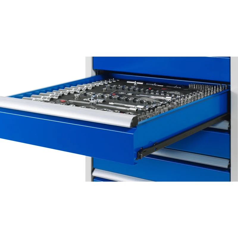 Werkbank mit Schraubstock & 4 Schubladen – 1.500 mm Breite | 1.250 kg Traglast