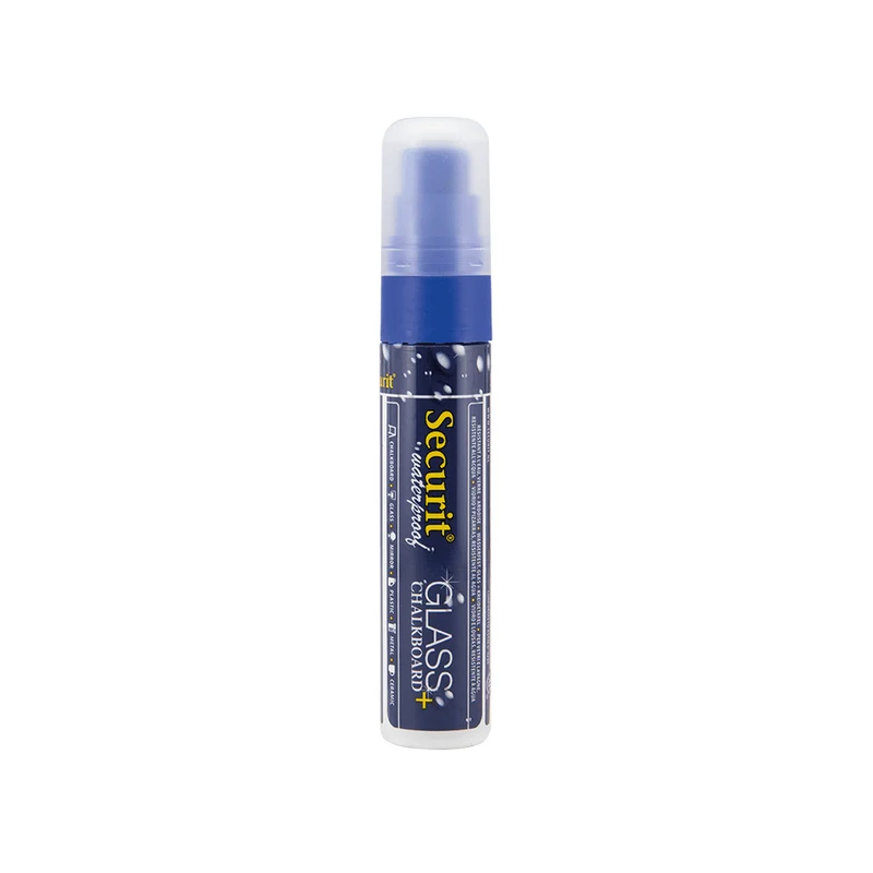 Securit® Kreidemarker Wasserfest, 7-15mm, Einzeln, Blau