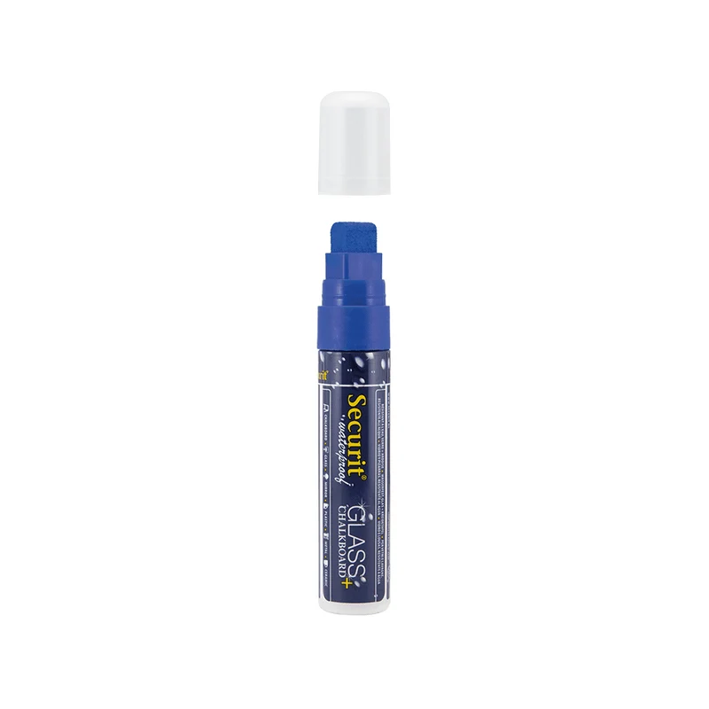 Securit® Kreidemarker Wasserfest, 7-15mm, Einzeln, Blau