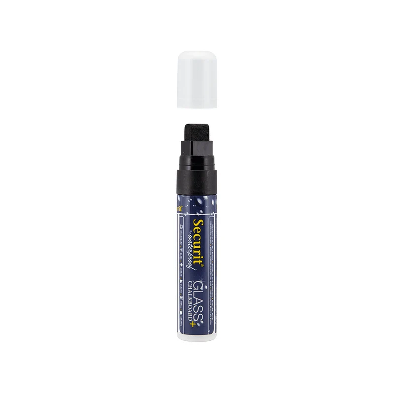 Securit® Kreidemarker Wasserfest, 7-15mm, Einzeln, Schwarz