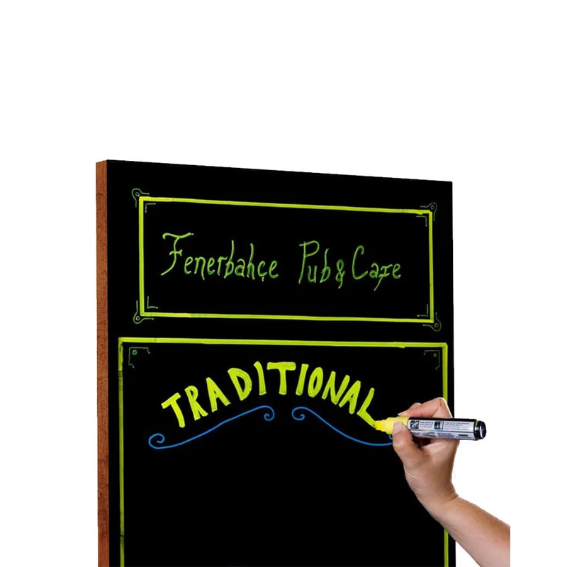Holz Kreidetafel ohne Rahmen, Premium, 30x40cm, Indoor