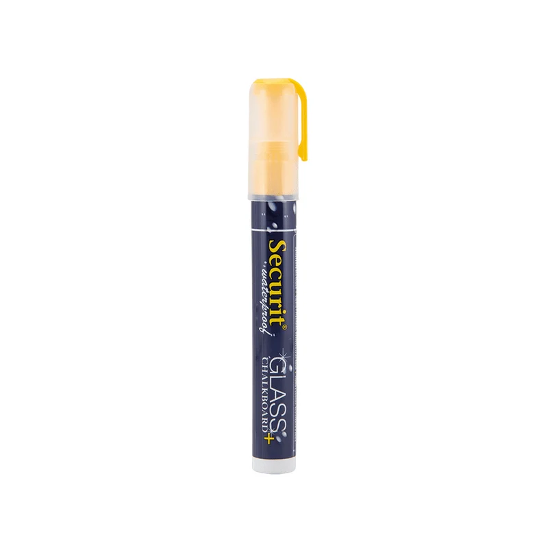 Securit® Kreidemarker Wasserfest, 2-6mm, Einzeln, Gelb