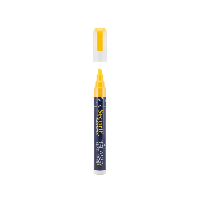 Securit® Kreidemarker Wasserfest, 2-6mm, Einzeln, Gelb