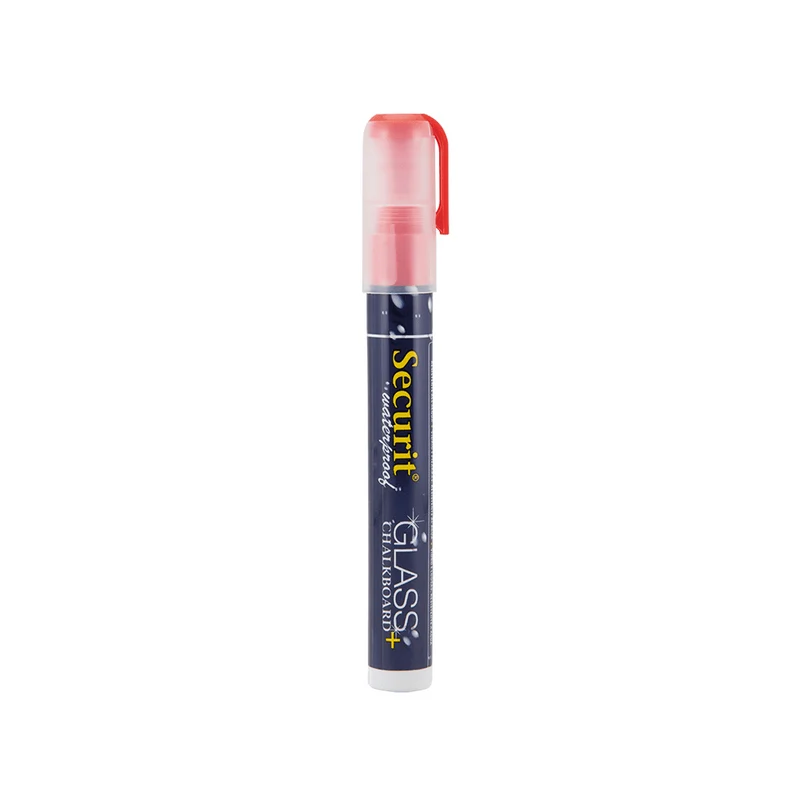 Securit® Kreidemarker Wasserfest, 2-6mm, Einzeln, Rot