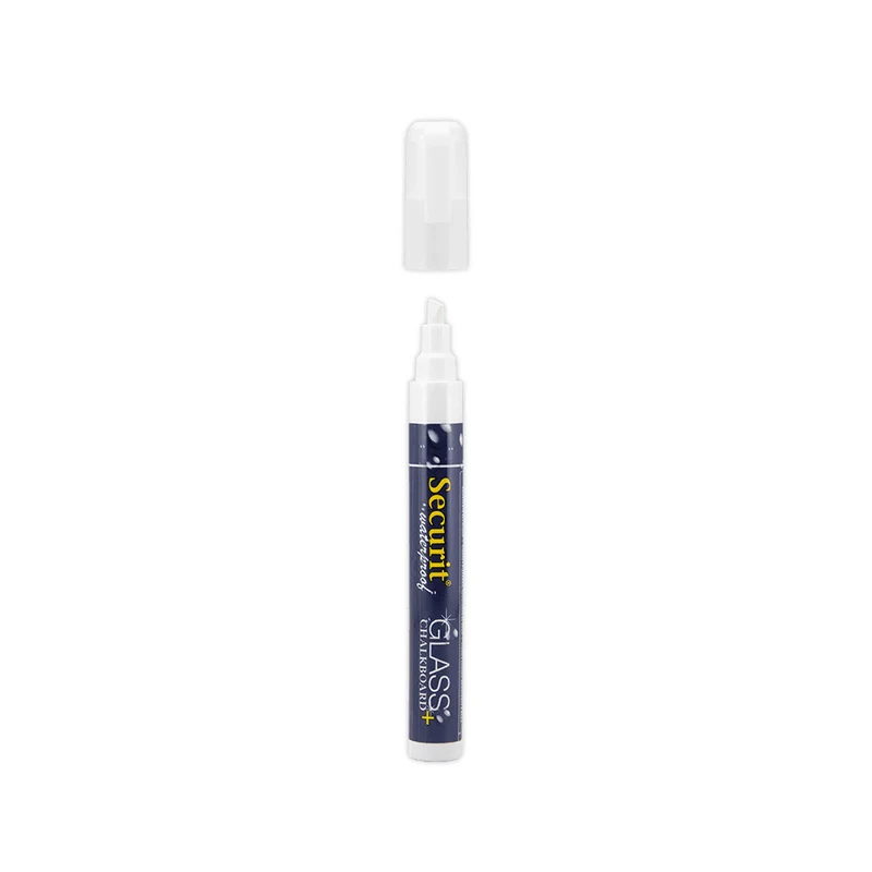 Securit® Kreidemarker Wasserfest, 2-6mm, Einzeln, Weiss
