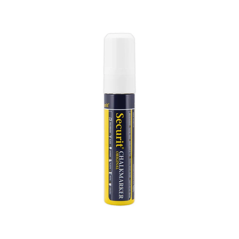 Securit® Kreidemarker, 7-15mm, Einzeln, Weiss