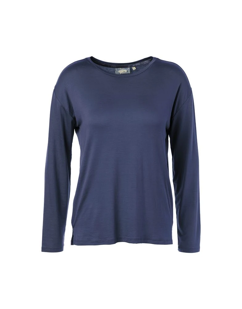 Essenza Denna Uni Nightshadow blue Top Langarm M