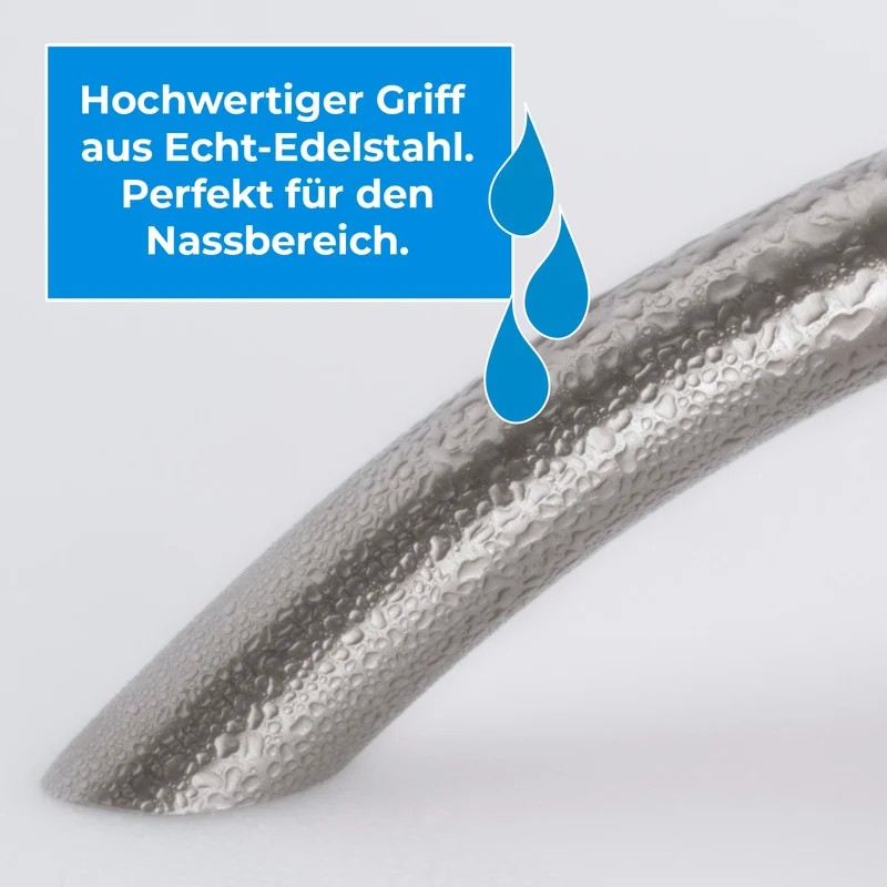 Möbelgriff aus Edelstahl gebürstet Bogengriff 10mm Durchmesser