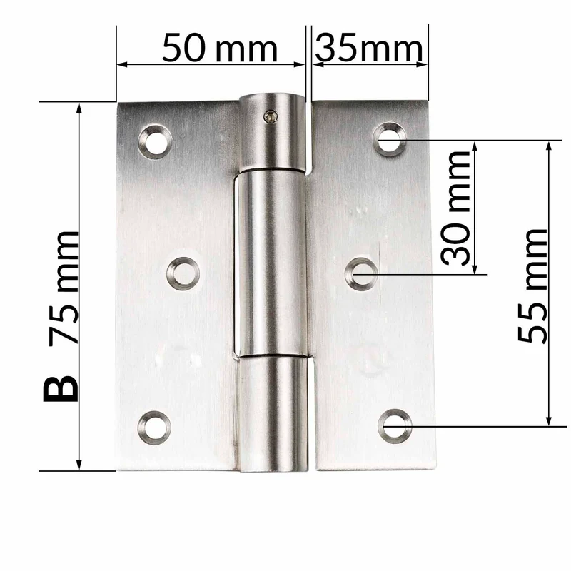 Scharniere aus Edelstahl (1 Paar) - Standard & Soft Close